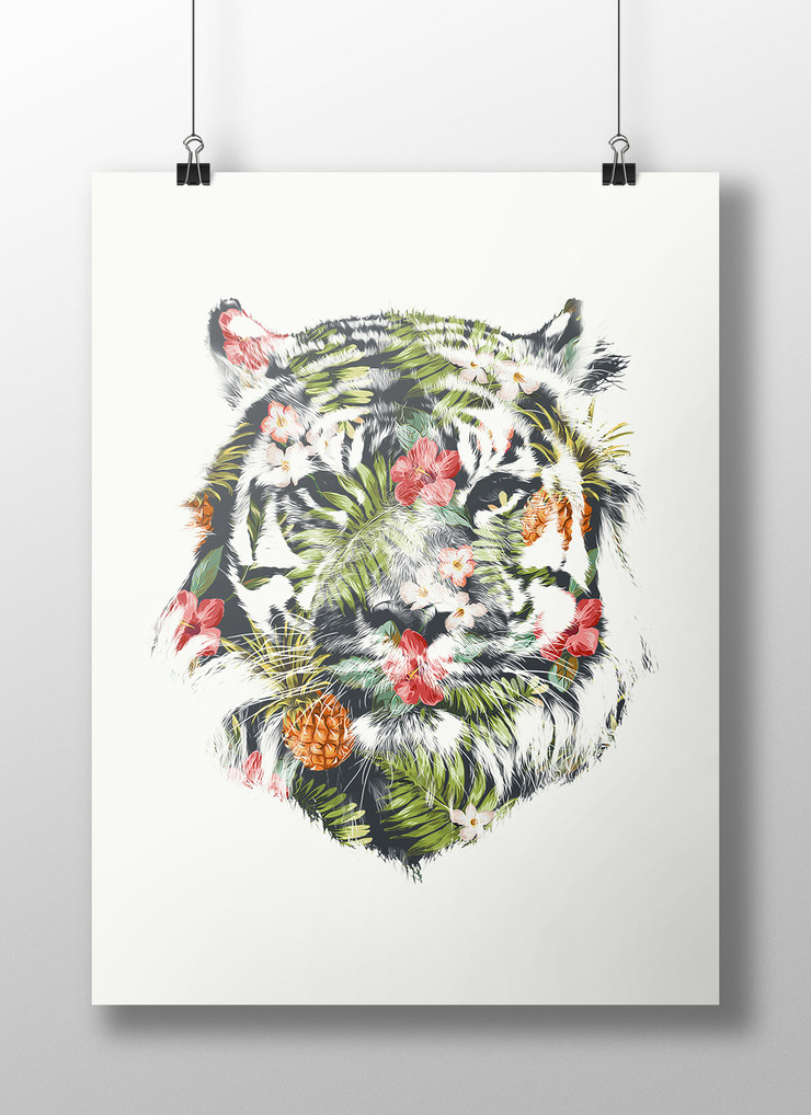 动人的插画集 心有猛虎,细嗅蔷薇