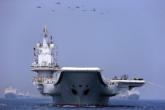 高清图来了！辽宁号压阵战舰浩浩荡荡相当震撼