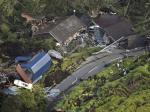 日本北海道6.9级地震引发山体滑坡 房屋遭掩埋
