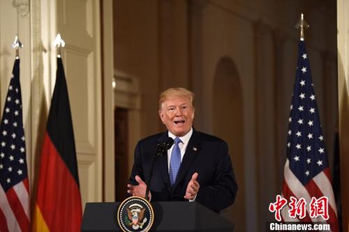 资料图：美国总统特朗普。中新社记者 刁海洋 摄