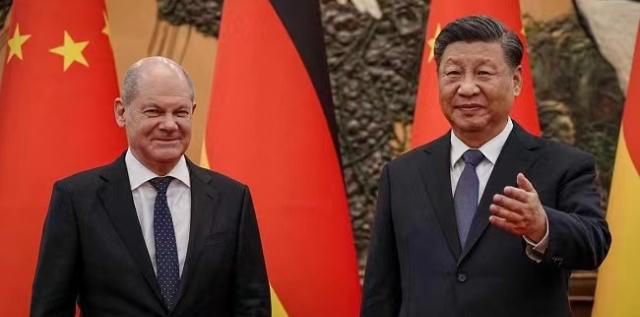 德国总理肖尔茨旋风式访问中国