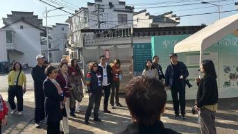 “追梦中华·美好安徽”海外华文媒体探秘侨乡槐塘村