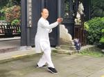 海外华文媒体代表走进都江堰体验青城武术